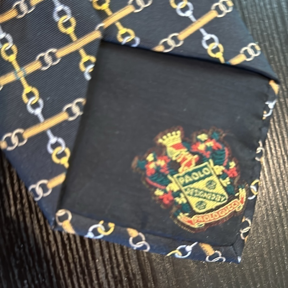 Vintage Paolo GUCCI Silk Tie - Picture 6 of 10